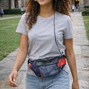 Vintage 90’s Fanny Pack/Bum Multicolor Bag Waist VGC